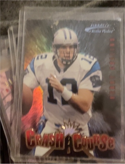 1999 Pinnacle Crush A Course #CR1 Jake Delhomme — front