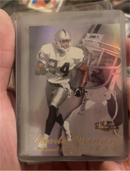 1998 Flair Showcase #28 Charles Woodson — front