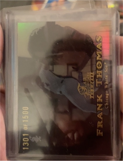 1999 Fleer Showcase #1301 Frank Thomas — front