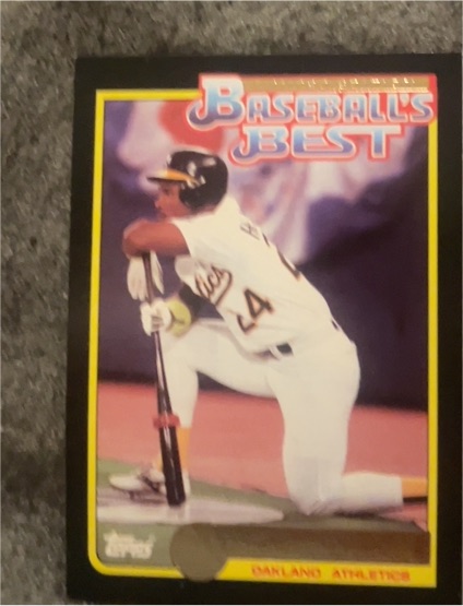 1992 Topps McDonald's Baseball's Best #3 Rickey Henderson — front