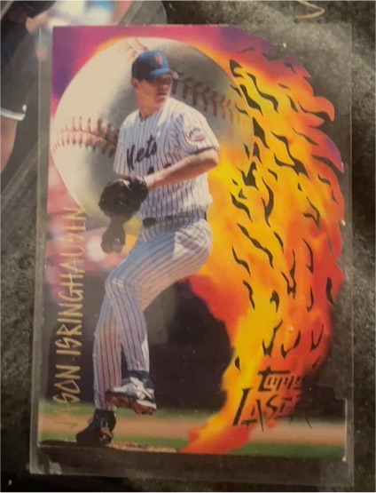 1996 Topps Laser #120 Jason Isringhausen — front