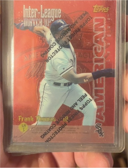 1997 Topps Interleague Matchup #ILM5 Frank Thomas — front