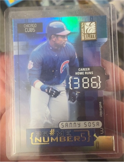 2001 Donruss Elite #PN-8A Sammy Sosa — front