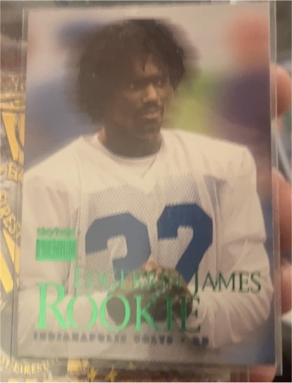 1999 Skybox Premium #222 Edgerrin James Rookie — front