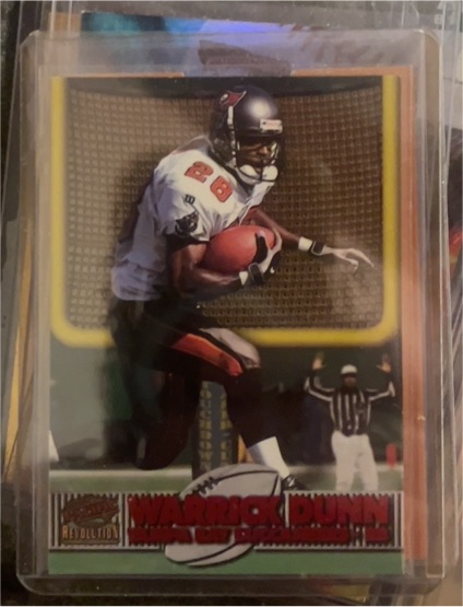 1998 Pacific Revolution Touchdown #19 Warrick Dunn — front