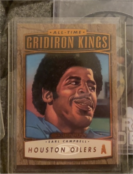 1999 Donruss All-Time Gridiron Kings #AGK3 Earl Campbell — front