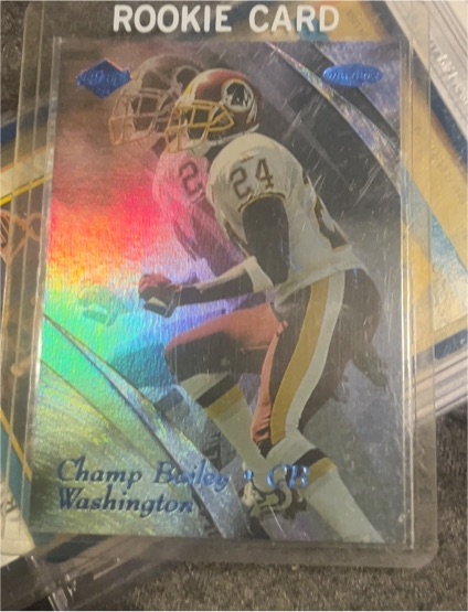1999 Upper Deck Rookie Card Champ Bailey Washington Redskins — front