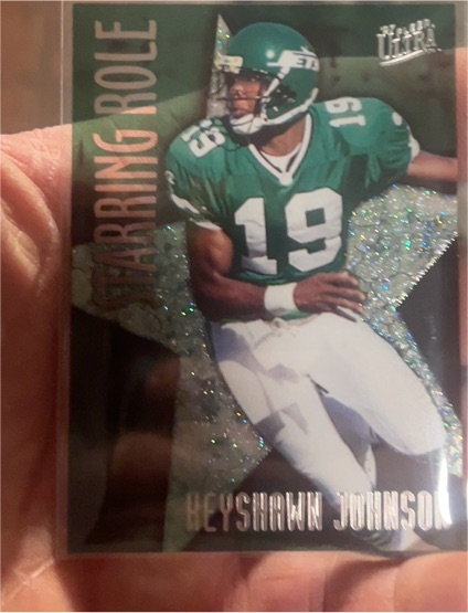1997 Ultra Starring Role #SR9 Keyshawn Johnson — front