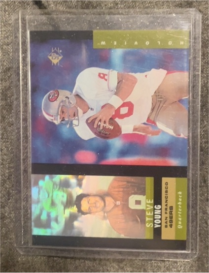 1995 Upper Deck SP #28 Steve Young Holoview — front