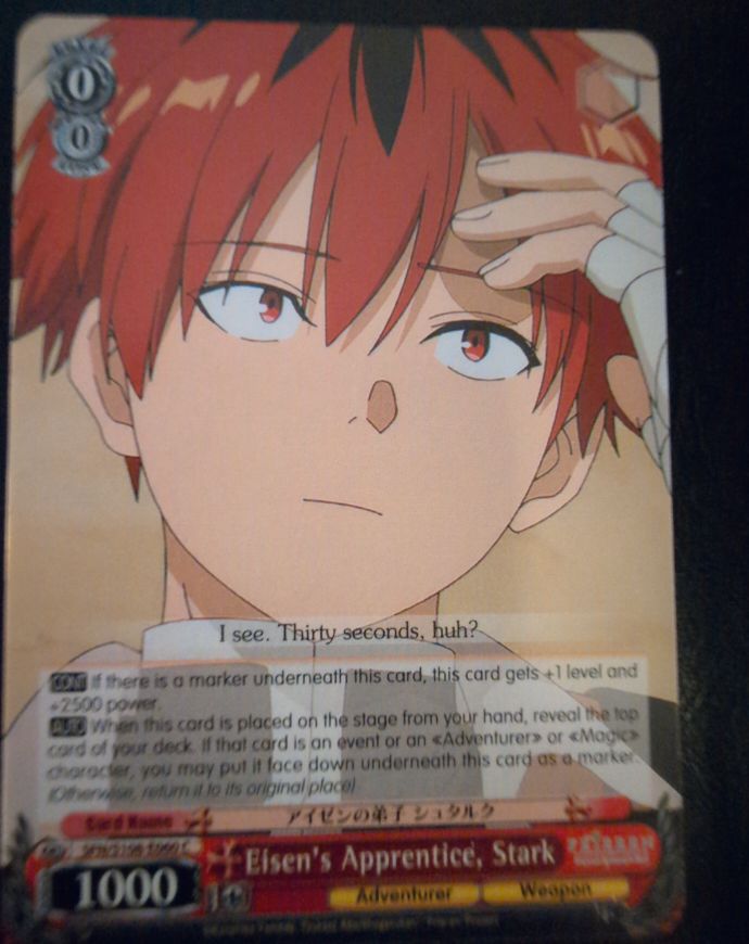 Weiss Schwarz Frieren #SFN/S108-060C Eisen's Apprentice, Stark — front