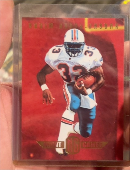 1997 Collector's Edge Night Games #14 Karim Abdul-Jabbar — front