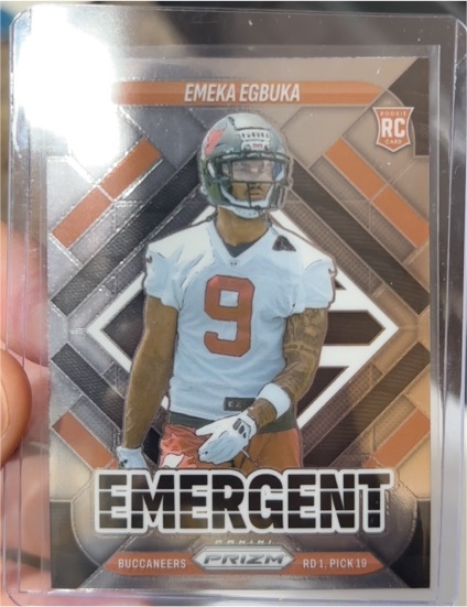 2025 Panini Prizm #3 Emeka Egbuka Emergent — front