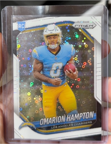 2025 Panini Prizm #355 Omarion Hampton — front