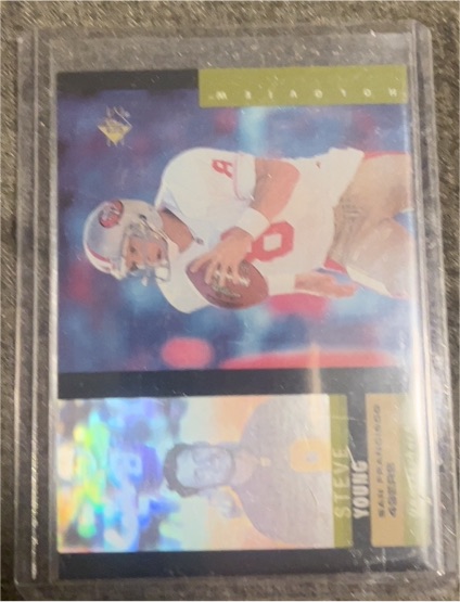 1995 Upper Deck SP #28 Steve Young Holoviews — front