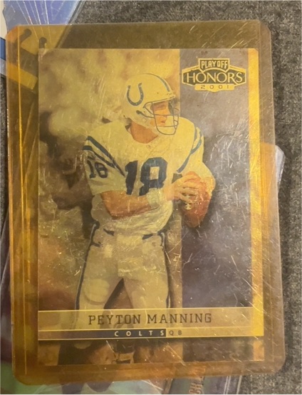 2001 Playoff Honors #5 Peyton Manning — front