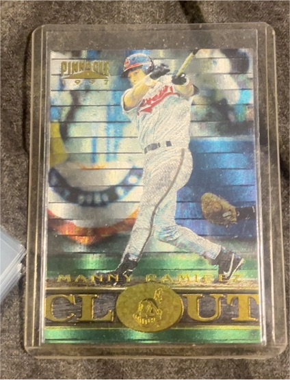 1997 Pinnacle #196 Manny Ramirez Clout — front
