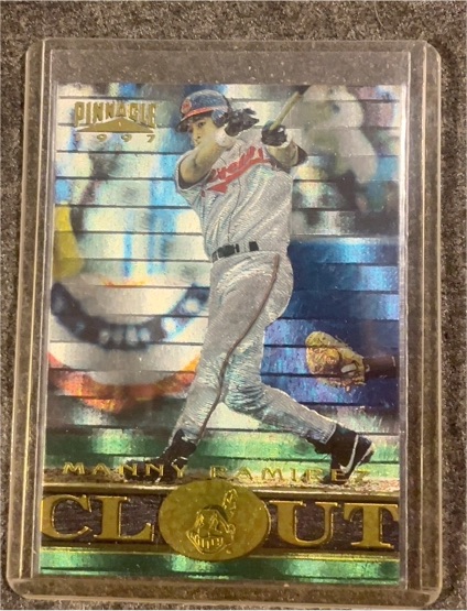 1997 Pinnacle Manny Ramirez Clout — front