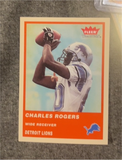 2004 Fleer Tradition #? Charles Rogers — front