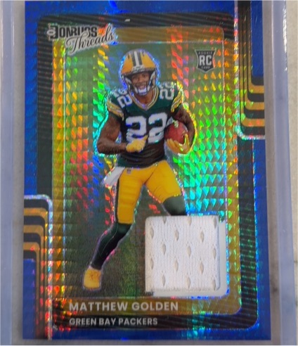2025 Panini Donruss Optic Donruss Threads #DTBH-MGN Matthew Golden — front