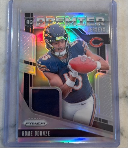 2024 Panini Prizm Premier Jerseys #PJ-ROE Rome Odunze — front