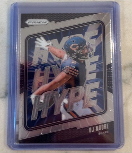 2024 Panini Prizm #15 D.J. Moore Hype — front