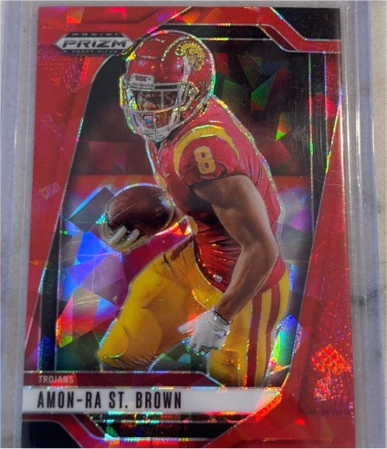 2025 Panini Prizm Draft Picks #199 Amon-Ra St. Brown — front