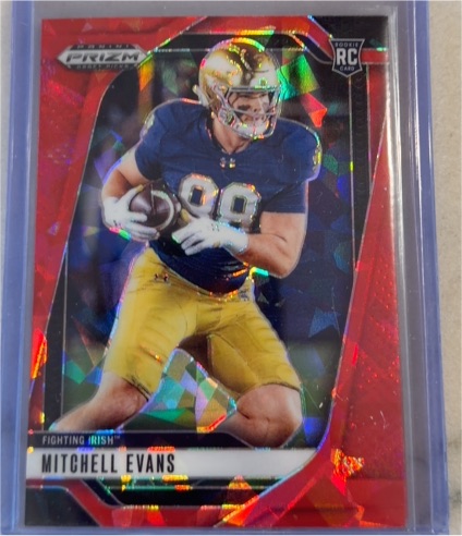 2024 Panini Prizm Red Mojo #RC Mitchell Evans — front
