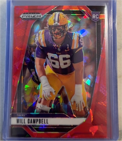 2025 Panini Prizm Draft Picks #54 Will Campbell — front
