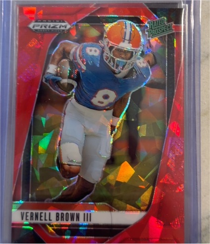 2025 Panini Prizm Draft Picks #154 Vernell Brown III — front