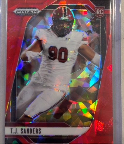 2025 Panini Prizm Draft Picks #112 T.J. Sanders — front