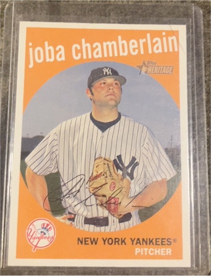 2008 Topps Heritage #348 Joba Chamberlain — front