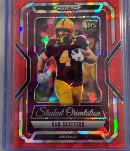 2025 Panini Prizm Draft Picks #16 Cam Skattebo Student Orientation — front