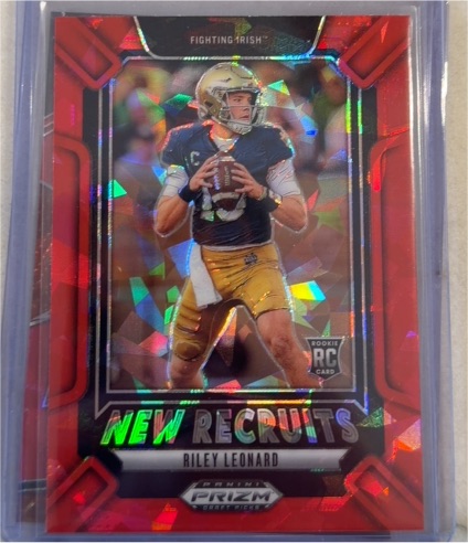 2025 Panini Prizm Draft Picks #17 Riley Leonard New Recruits — front