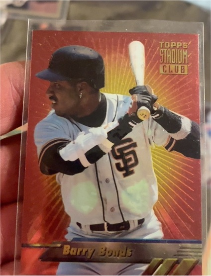 1994 Topps Stadium Club Finest #3 Barry Bonds — front