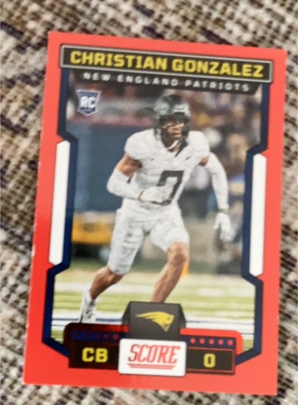 2023 Panini Score #381 Christian Gonzalez — front