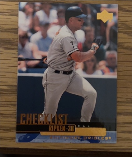2000 Upper Deck #266 Cal Ripken Jr. Checklist — front