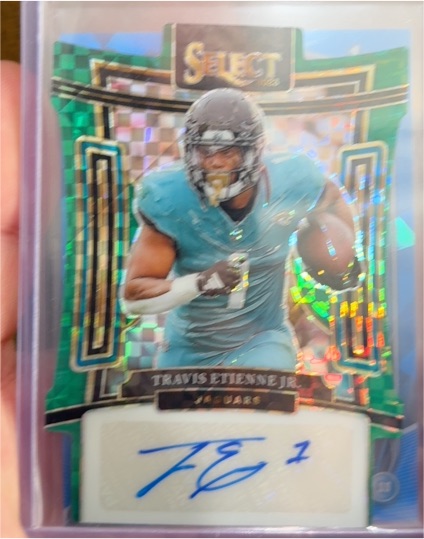 2023 Panini Select Signatures Travis Etienne Jr. — front