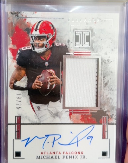 2025 Panini Impeccable Elegance #19 Michael Penix Jr. — front