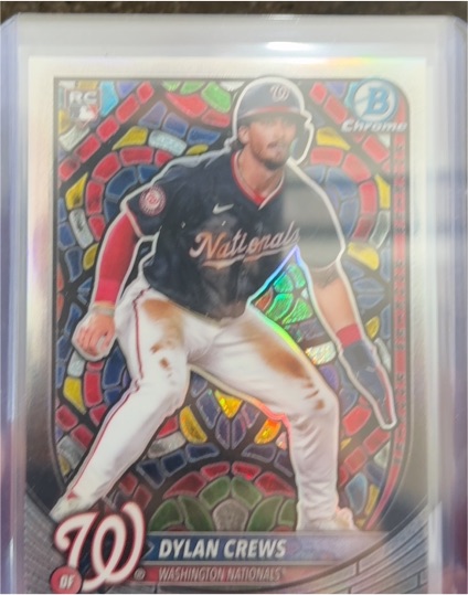 2025 Bowman Chrome #W Dylan Crews — front