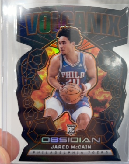2024 Panini Obsidian #15 Jared McCain Volcanix — front