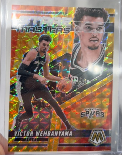 2024-25 Panini Mosaic #15 Victor Wembanyama Stare Masters — front