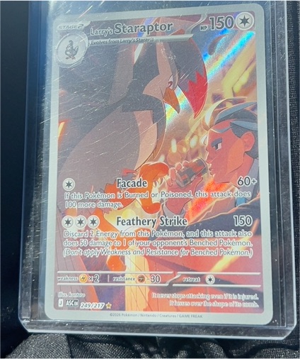 2022 Pokémon Ascended Heroes #249 Larry's Staraptor — front
