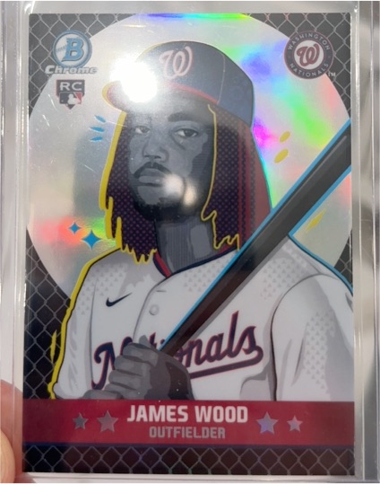 2025 Bowman Chrome #BA-17 James Wood — front