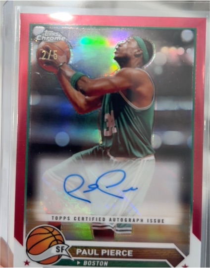 2020 Topps Chrome #2/5 Paul Pierce — front