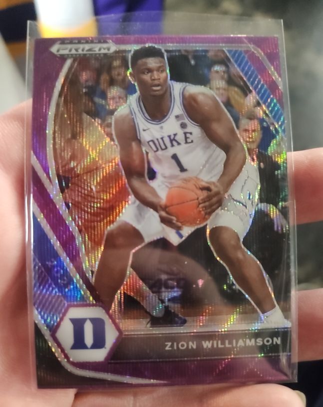 2021-22 Panini Prizm Draft Picks #63 Zion Williamson — front