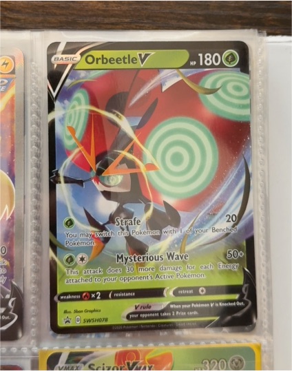 2020 Pokémon SWSH078 Orbeetle V — front