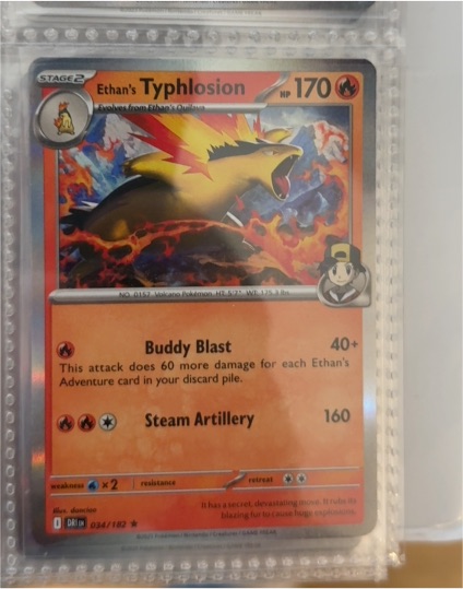 2025 Pokémon TCG Destined Rivals #034 Ethan's Typhlosion — front