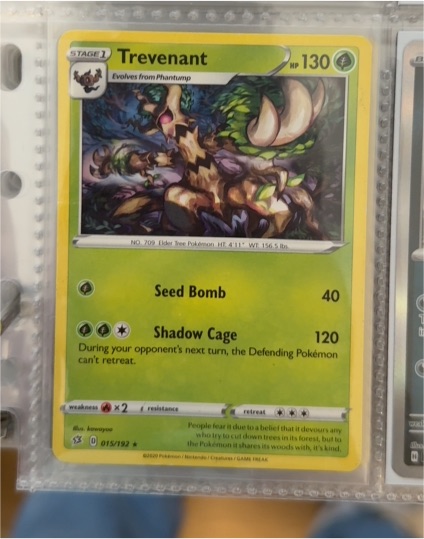 2022 Pokémon TCG Trick or Trade #015 Trevenant — front