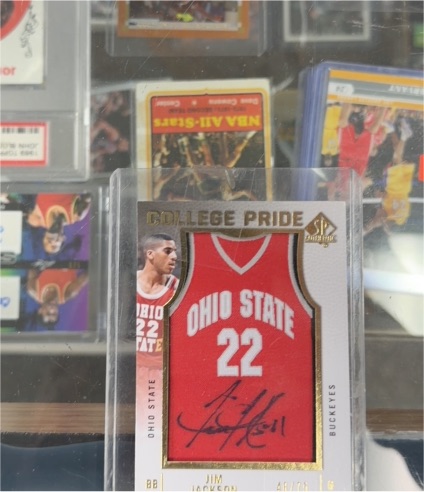 2012 Upper Deck SP Authentic College Pride #CP-JJ Jim Jackson — front