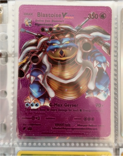 2020 Pokémon Blastoise VMAX #0250 — front